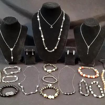 Colorful Bracelets, Necklaces And Earrings 