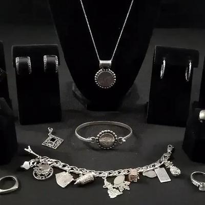 Sterling And Non-Magnetic Silver Jewelry 