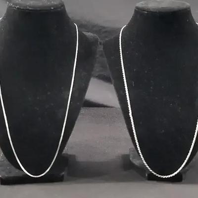 Sterling Silver Necklace Chains