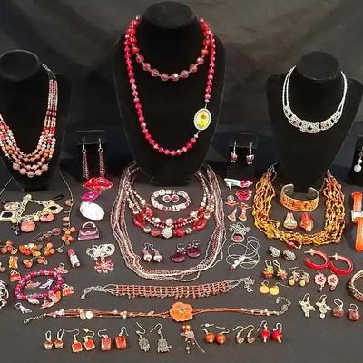 Red Themed Jewelry 