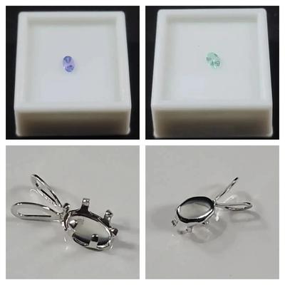 14K Pendants With Gemstones 