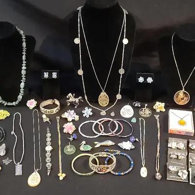 Asian And Floral Jewelry 