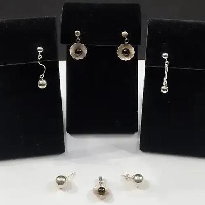 14K Earrings And Pendant 