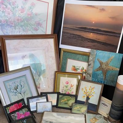 Floral Wall Art and Photographs Collection