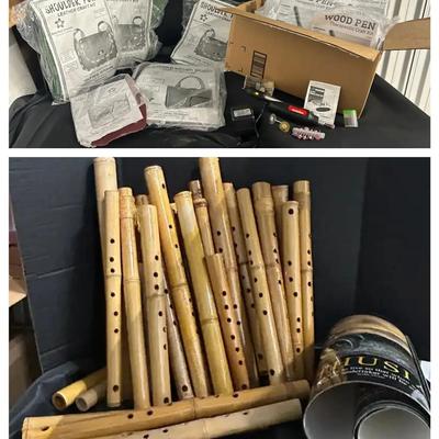 Leather Craft Kits, Wood Pen Kits, Drill Master Tool & Handmade Bamboo Flutes