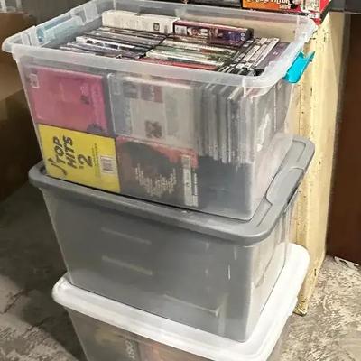 Large Movie & Music Video Media Set in Original Cases
