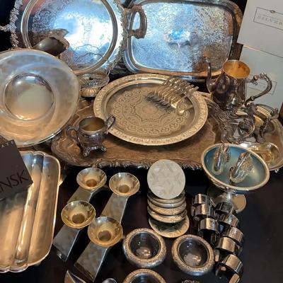 Silverplated Serving & Decorative Collection Featuring Reed & Barton and WMF Ikora