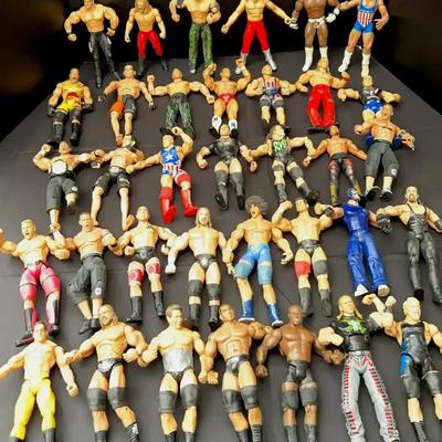 WWE Wrestling Action Figure Collection Featuring 30+ Posable Superstars