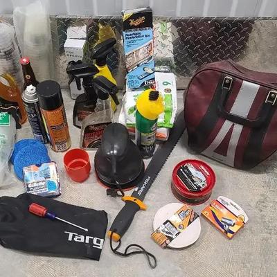 Car Care Essentials, Bowling Ball Case, Tools and Household Items