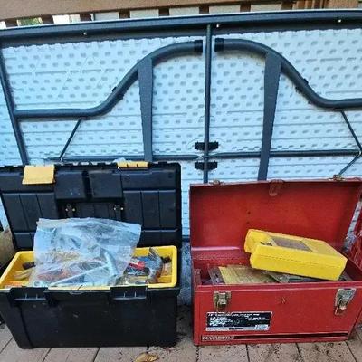 Hand Tools in Two Toolboxes