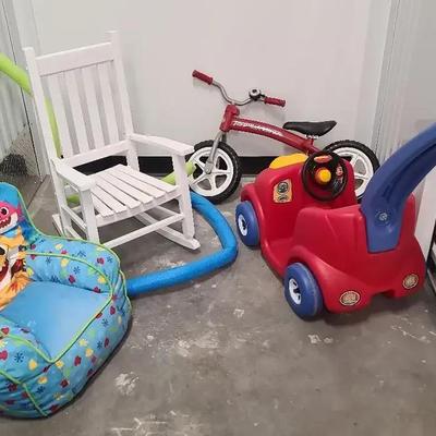 Children’s Toys Featuring Radio Flyer, Step2 Ride-On and Wooden Rocker