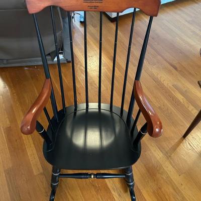 Tanner Medical Center Wood Rocking Chair 