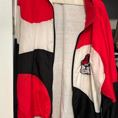Vintage UGA Windbreaker Jacket 