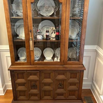 Vintage MCM China Cabinet 