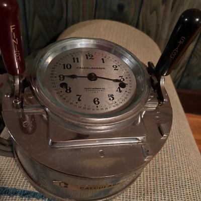 Sale Photo Thumbnail #173: Antique calculagraph time counter