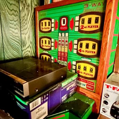 Sale Photo Thumbnail #64: 1959 United 3-Way Shuffle Alley Bowling Game