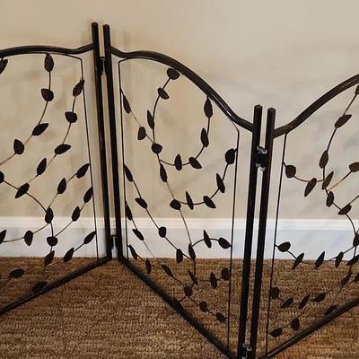 Metal Fireplace Decor