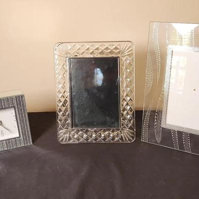 Glass And Crystal Decor Frames And Clock
