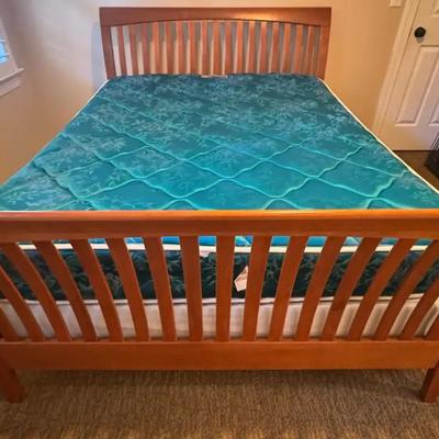 Wooden Queen-Size Bed