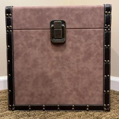 Leather Box with Brass Hardware
