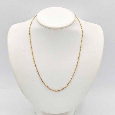 258 • 14k gold chain, 5.9g