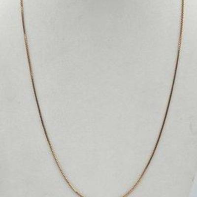 266 • 14k gold necklace, 5.3g