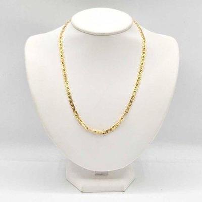 208 • 14k gold necklace, 21g