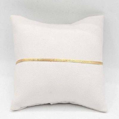 328 • 14k gold bracelet. 1.9g