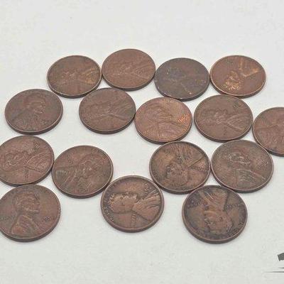 702 • (16) wheat pennies