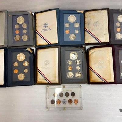 692 • 6 united states mint prestige sets and 1 small cent type set