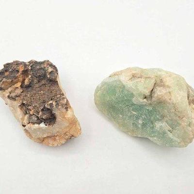 786 • (2) crystals: geodes