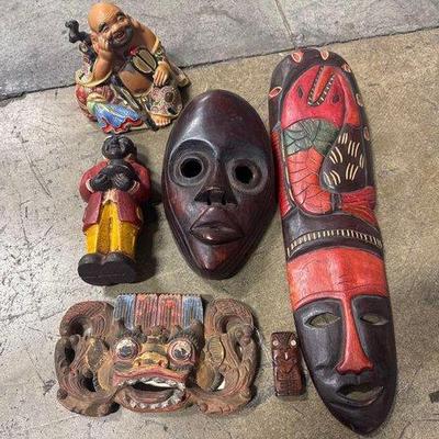 Sale Photo Thumbnail #127: 2078 • wood tiki collection