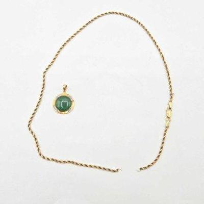 232 • 14k gold necklace, 10.4g