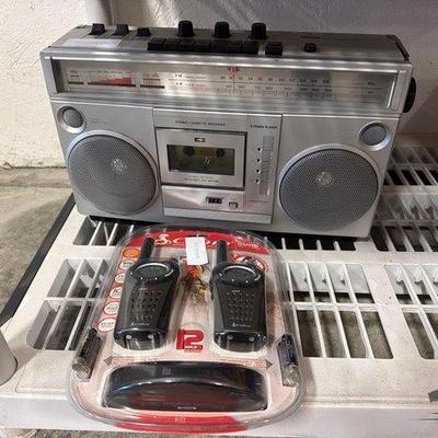 Sale Photo Thumbnail #49: 1086 • cobra 2 way radios and montgomery ward stereo