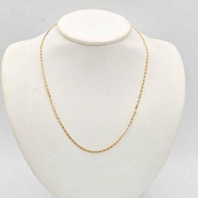 288 • 14k gold chain, 3.8g