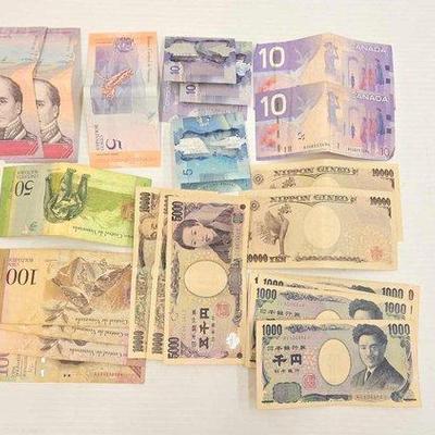 708 • foreign paper currency