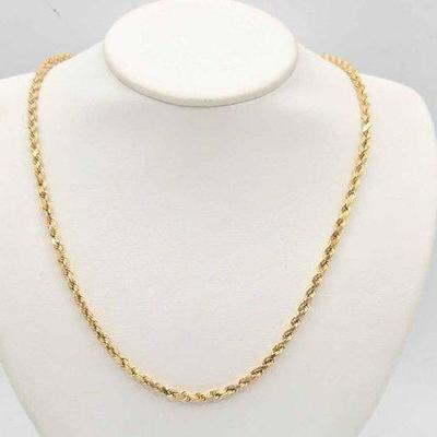 236 • 14k gold chain, 9.3g