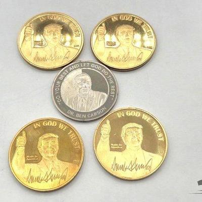 724 • (5) commemorative coins