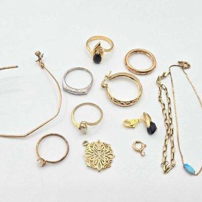 557 • 10k gold filled jewlery, 18.7g
