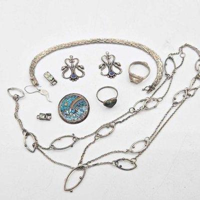 540 • sterling silver jewelry, 41.2g