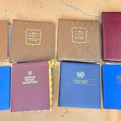 776 • (8) binders of stamp collections