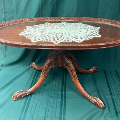"Maitland-Smith" Mahogany Parlor Table