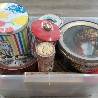 Tin Container Mystery Lot