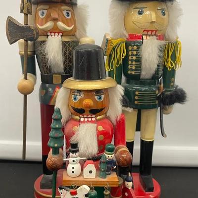 Vintage Wooden Nutcrackers Lot 3 Of 7 