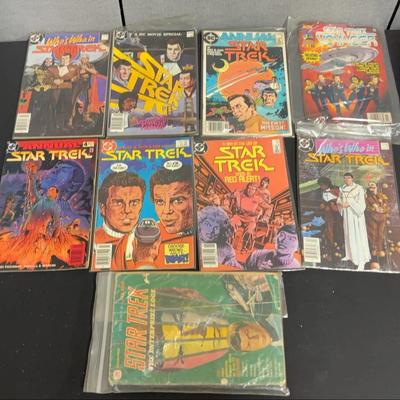 Collection Of Vintage Star Trek Comics
