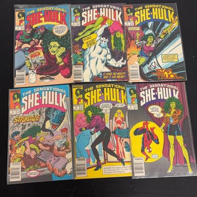 Collection Of Vintage Marvel She-Hulk Comics