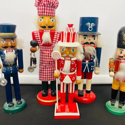 Vintage Wooden Nutcrackers Lot 5 Of 7 
