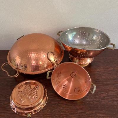Sur La Table Cataplana & Vintage Copper Kitchenware