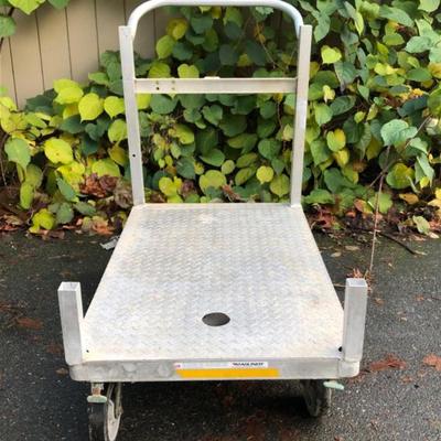 Aluminum Work Utility Cart – Dual‑End Handle