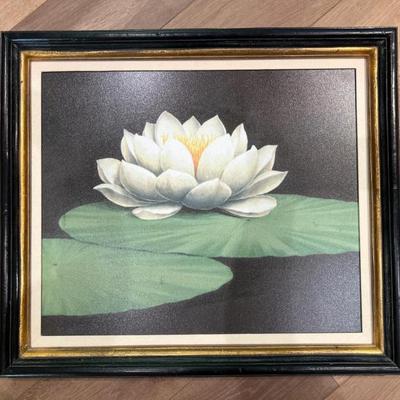 Grande Dame II by A. Sogno – Lily Theme Acrylic on Canvas